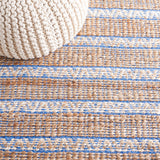 Safavieh Natural Fiber Nfb655M Blue/Natural Rug.