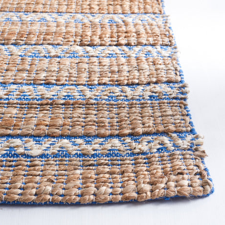 Safavieh Natural Fiber Nfb655M Blue/Natural Rug.