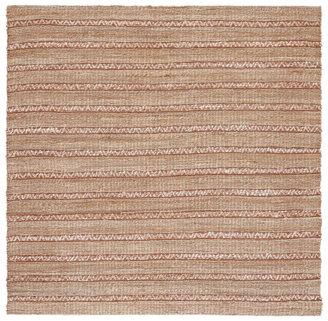 Safavieh Natural Fiber Nfb655P Rust/Natural Rug.