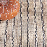 Safavieh Natural Fiber Nfb655Z Black/Natural Rug.
