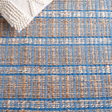 Safavieh Natural Fiber Nfb656M Blue/Natural Rug.