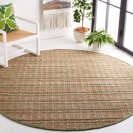 Safavieh Natural Fiber Nfb656Y Green/Natural Rug.