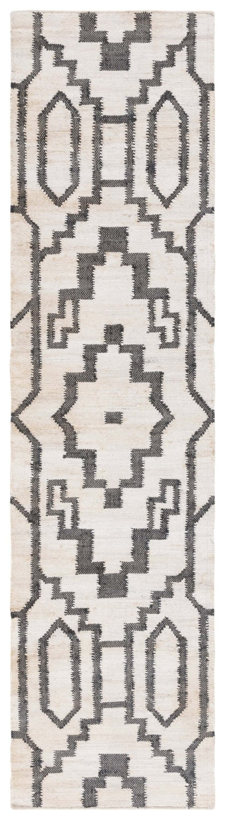 Safavieh Natural Fiber Nfb750A Ivory/Black Rug.