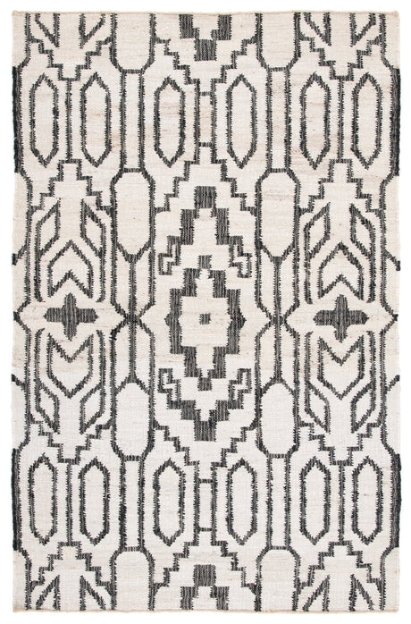 Safavieh Natural Fiber Nfb750A Ivory/Black Rug.