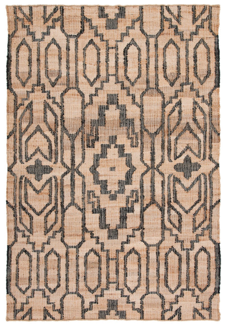 Safavieh Natural Fiber Nfb750B Natural/Black Rug.