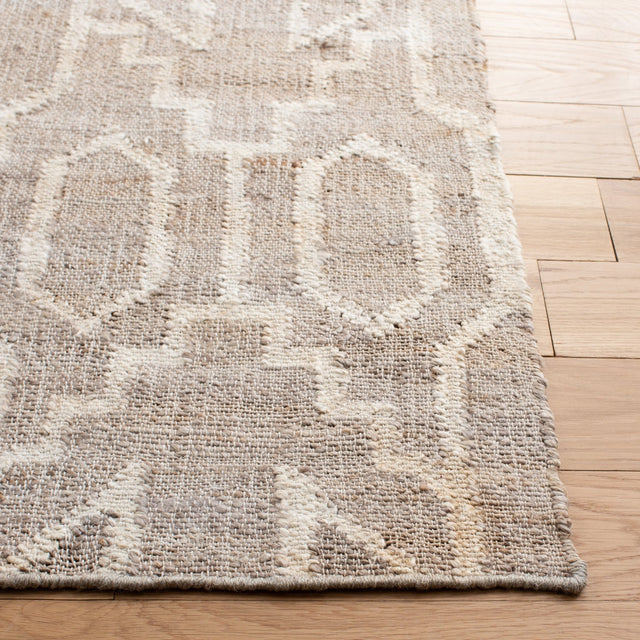 Safavieh Natural Fiber Nfb750F Grey/Ivory Rug.