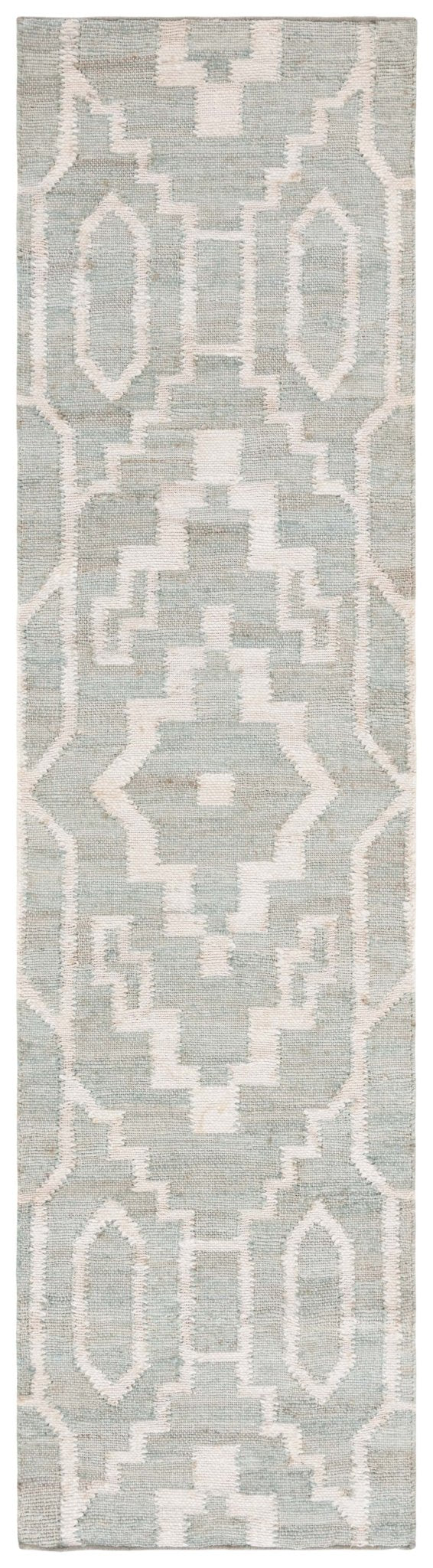 Safavieh Natural Fiber Nfb750J Light Blue/Ivory Rug.