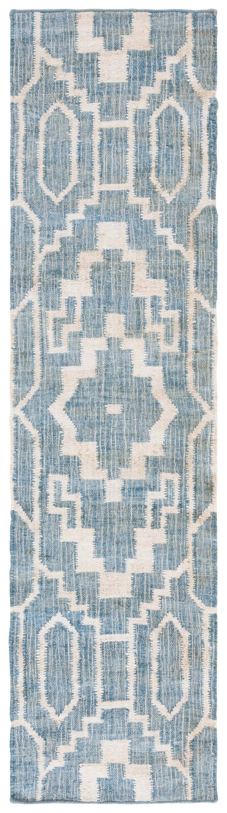Safavieh Natural Fiber Nfb750M Blue/Ivory Rug.