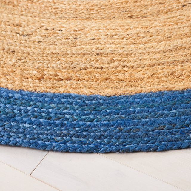 Safavieh Natural Fiber Nfb852M Natural/Blue Rug.