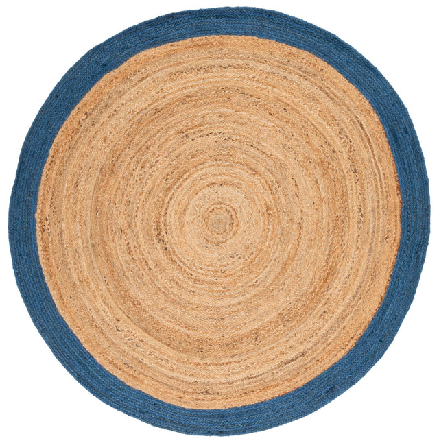 Safavieh Natural Fiber Nfb852M Natural/Blue Rug.