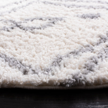 Safavieh Parma Shag Pma583A Cream/Grey Rug.