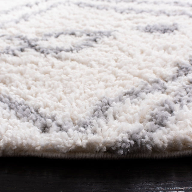 Safavieh Parma Shag Pma583A Cream/Grey Rug.