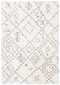 Safavieh Parma Shag Pma583A Cream/Grey Rug.