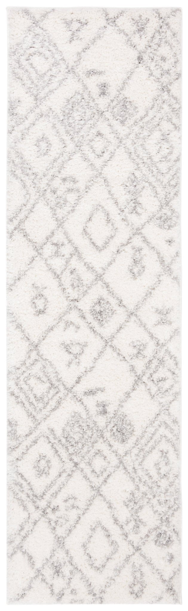 Safavieh Parma Shag Pma583A Cream/Grey Rug.