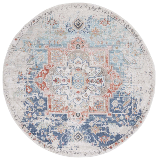 Safavieh Phoenix Phx521M Ivory/Blue Rug.