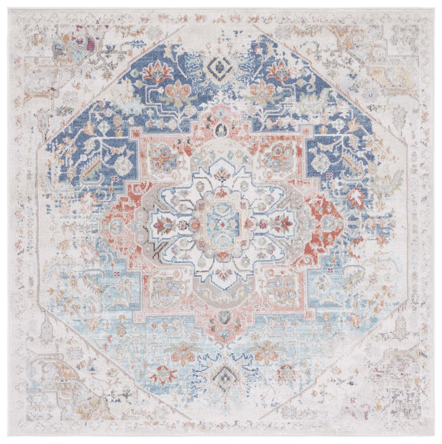 Safavieh Phoenix Phx521M Ivory/Blue Rug.