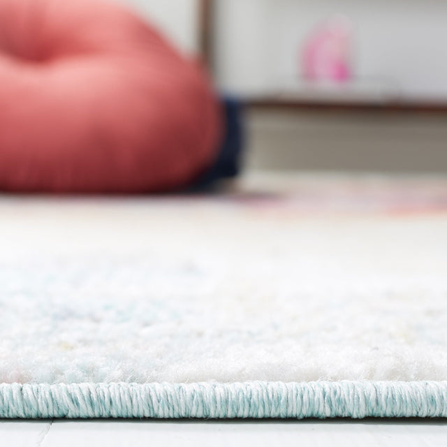 Safavieh Phoenix Phx523Q Rust Blue/Ivory Rug.