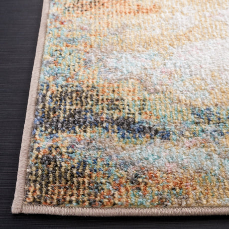 Safavieh Phoenix Phx542Q Rust Blue/Ivory Rug.
