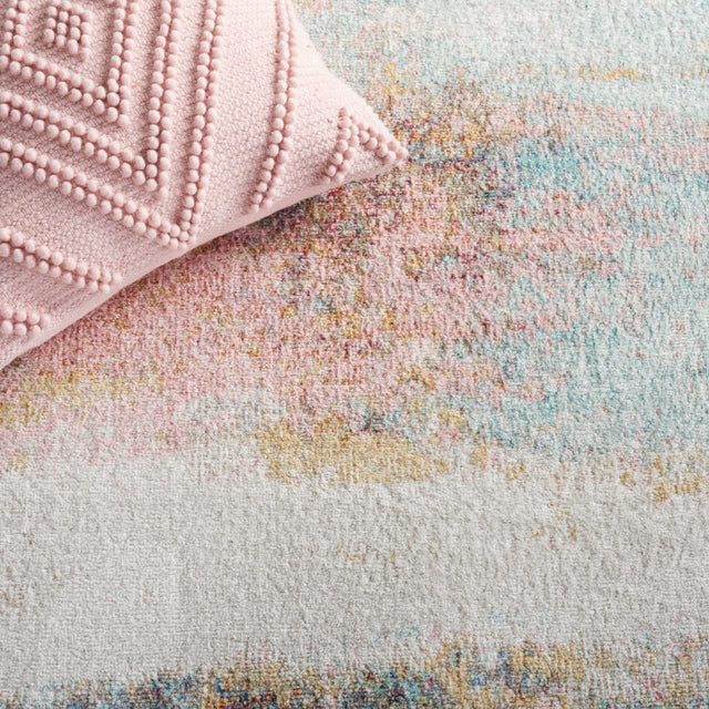 Safavieh Phoenix Phx542Q Rust Blue/Ivory Rug.