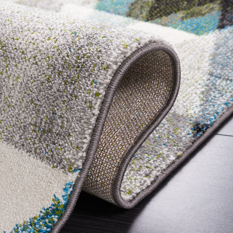 Safavieh Porcello Prlb6938C Grey/Blue Rug.