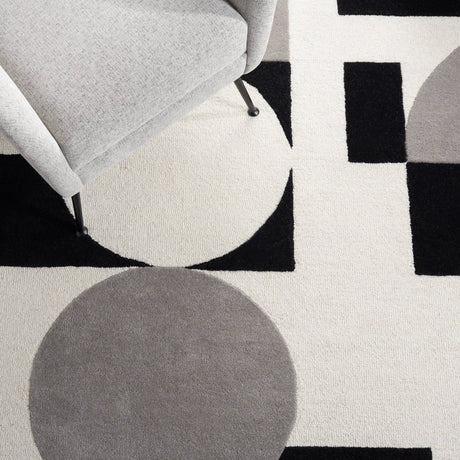 Safavieh Rodeo Drive Rd856F Grey/Black Rug.