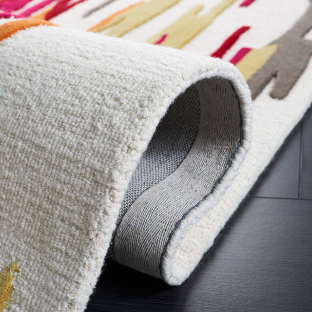 Safavieh Rodeo Drive Rd858Q Ivory/Red Rug.
