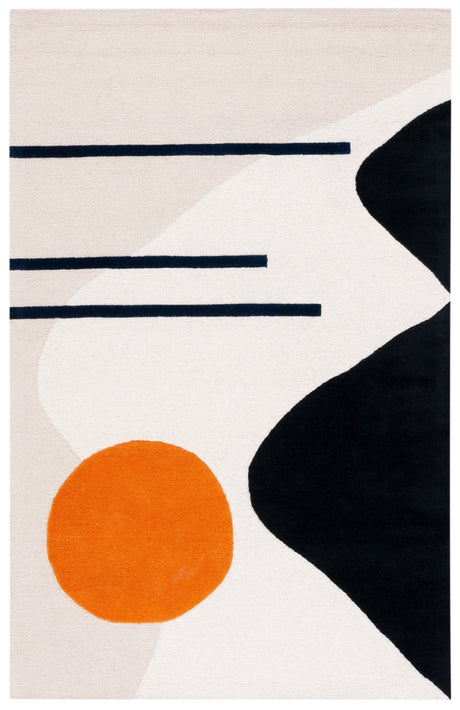 Safavieh Rodeo Drive Rd883B Beige/Black Rug.