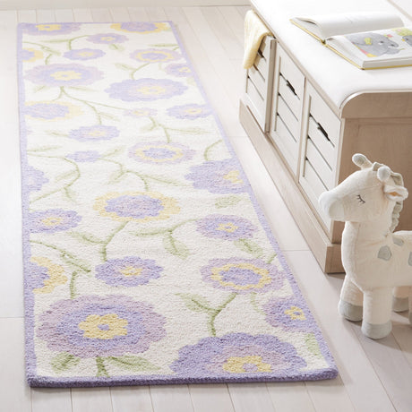 Safavieh Safavieh Kids Sfk355V Lavander/Ivory Rug.