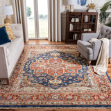 Safavieh Samarkand Srk114N Navy/Rust Rug.