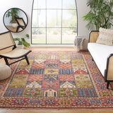 Safavieh Samarkand Srk124Q Red/Green Rug.