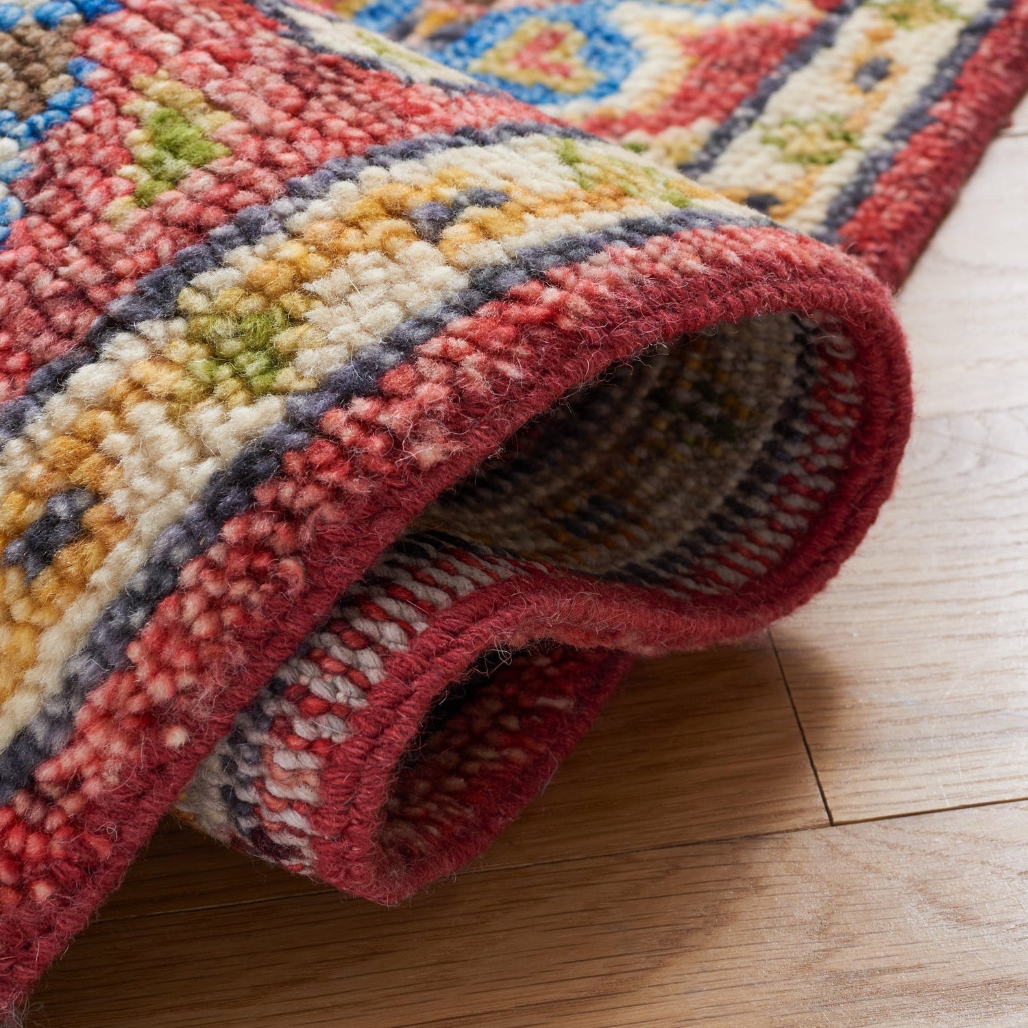 Safavieh Samarkand Srk124Q Red/Green Rug.
