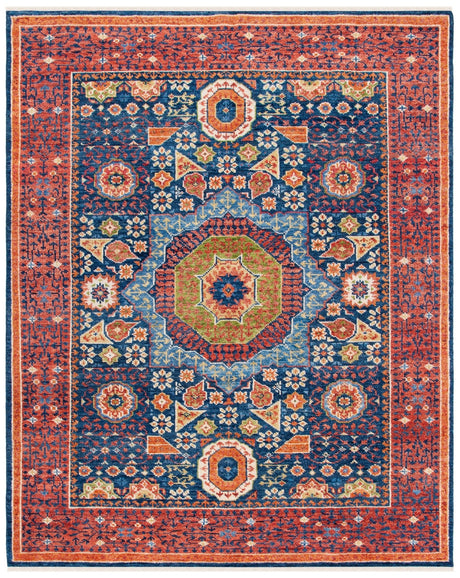 Safavieh Samarkand Srk166P Red/Blue Rug.