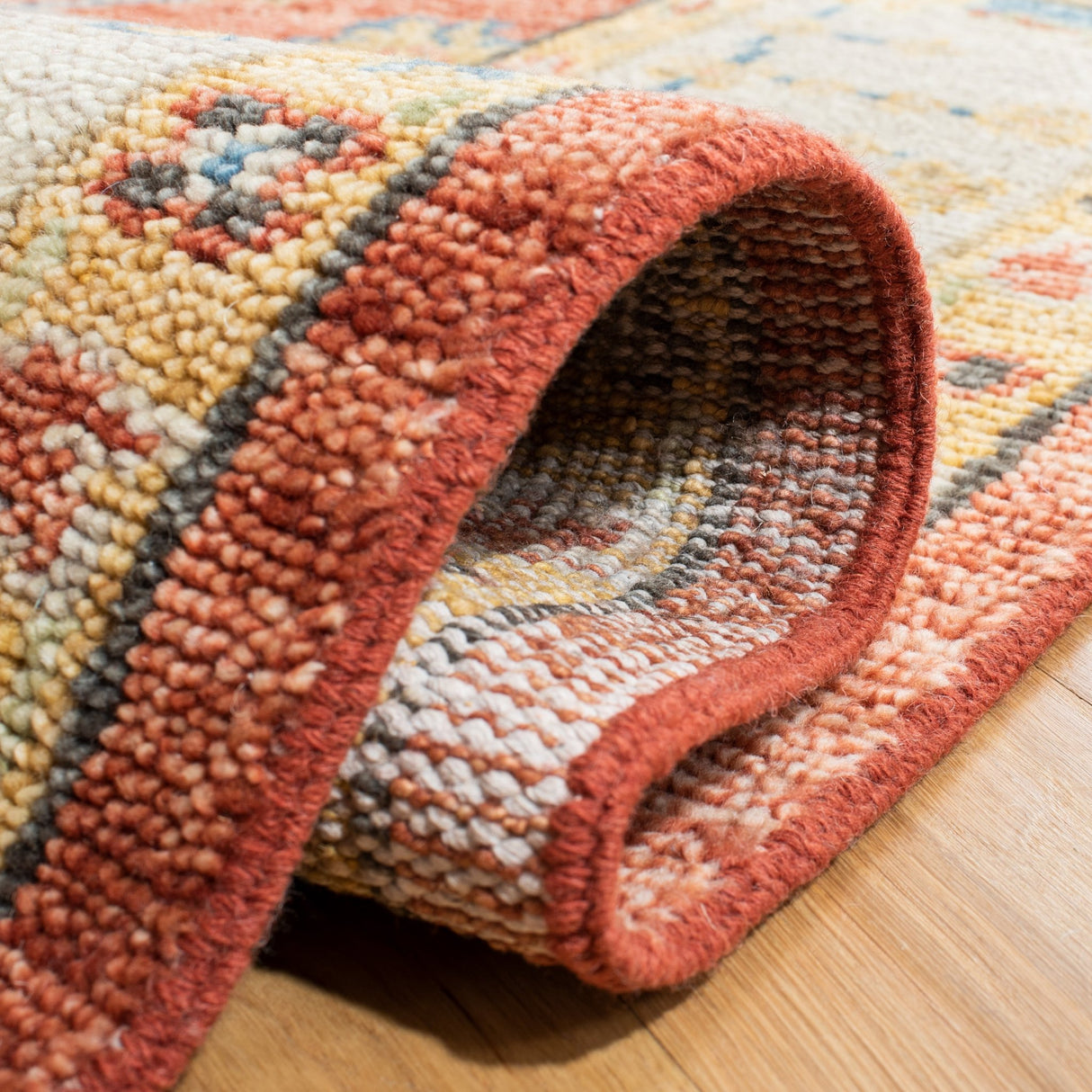 Safavieh Samarkand Srk170B Beige/Rust Rug.
