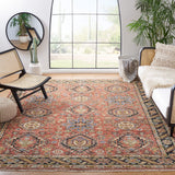 Safavieh Samarkand Srk172P Rust/Blue Rug.