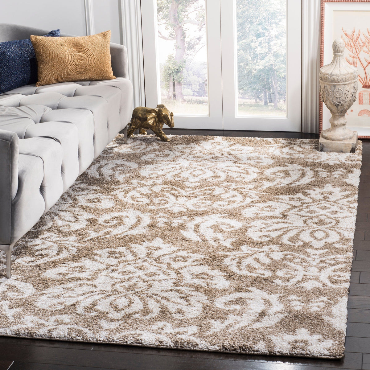 Safavieh Shag Sg460 Beige/Cream Rug.