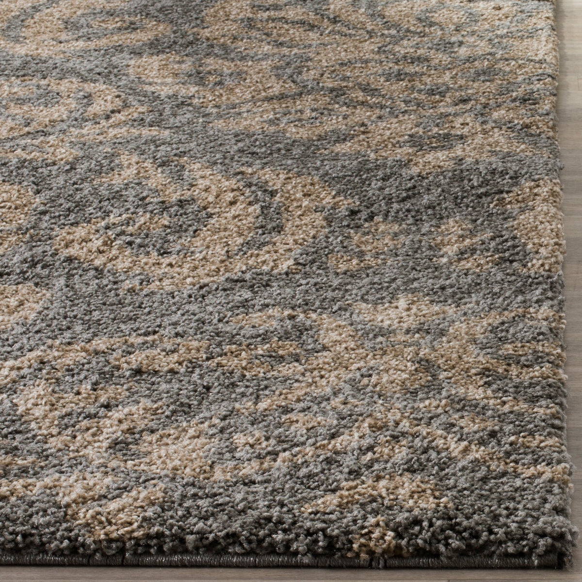 Safavieh Shag Sg460 Grey/Beige Rug.