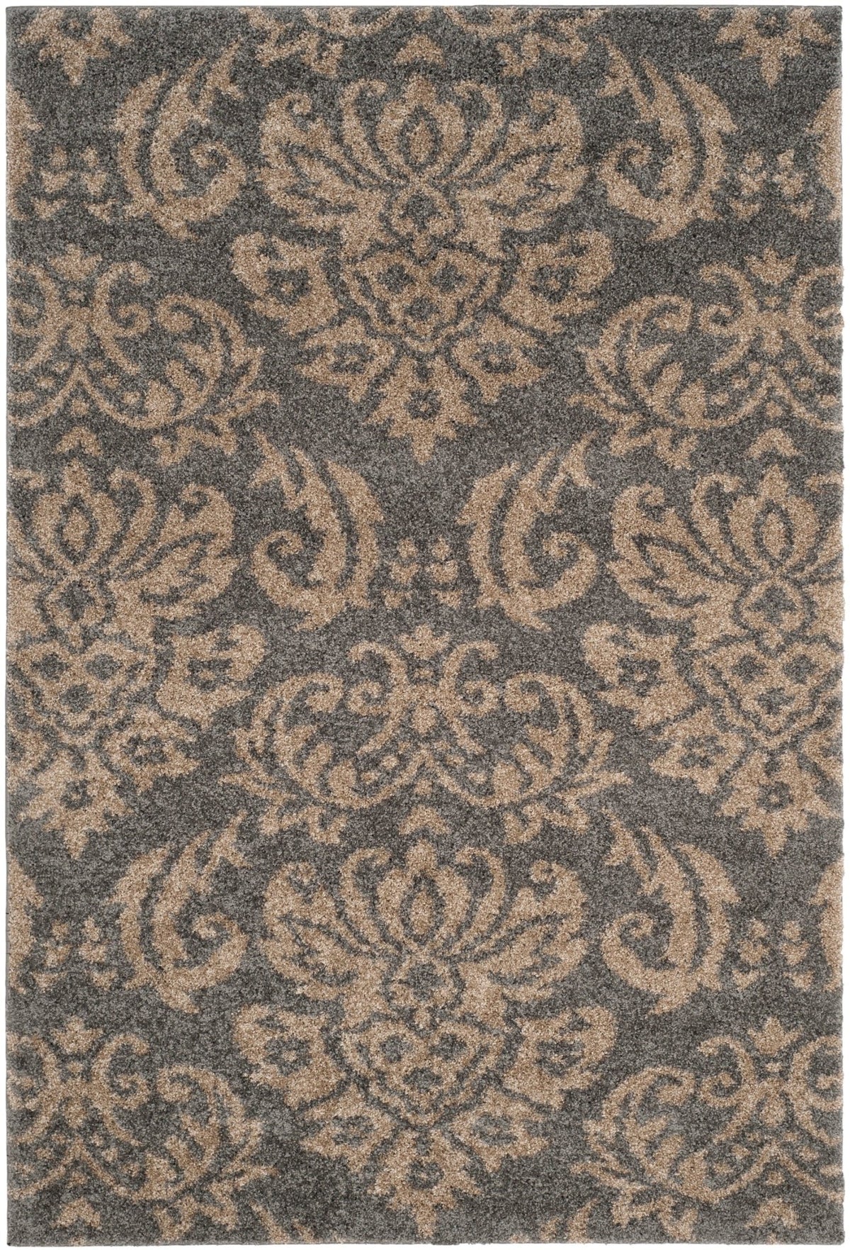 Safavieh Shag Sg460 Grey/Beige Rug.