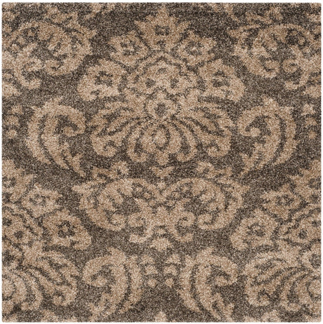 Safavieh Shag Sg460 Smoke/Beige Rug.