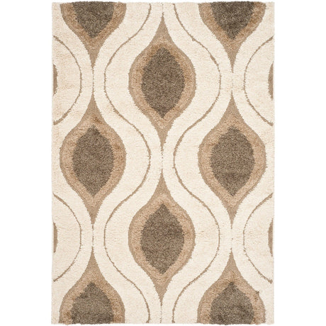 Safavieh Shag Sg461 Cream/Smoke Rug.