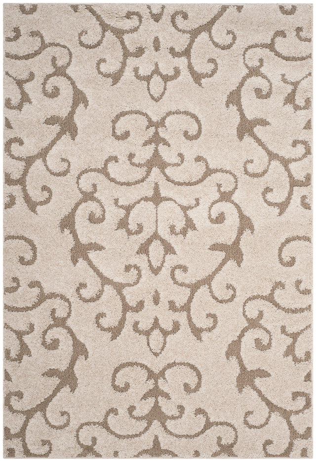Safavieh Shag Sg470 Cream/Beige Rug.