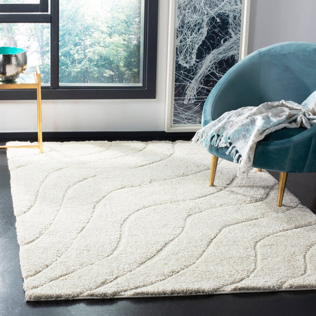 Safavieh Shag Sg472 Creme/Creme Rug.