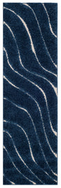 Safavieh Shag Sg472 Dark Blue/Cream Rug.