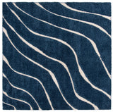 Safavieh Shag Sg472 Dark Blue/Cream Rug.