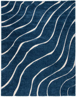 Safavieh Shag Sg472 Dark Blue/Cream Rug.
