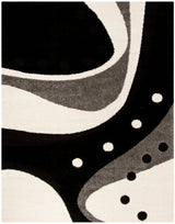 Safavieh Shag Sg473 Black/Ivory Rug.