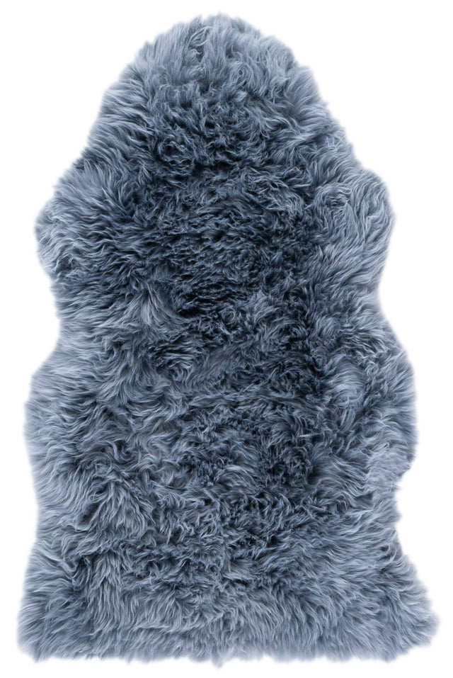 Safavieh Sheep Skin Shs121F Grey Rug.