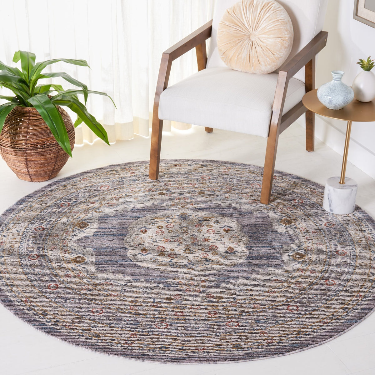 Safavieh Sierra Sra400A Ivory/Grey Rug.