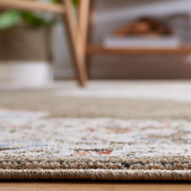 Safavieh Sierra Sra402A Ivory/Olive Green Rug.