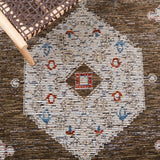 Safavieh Sierra Sra402A Ivory/Olive Green Rug.