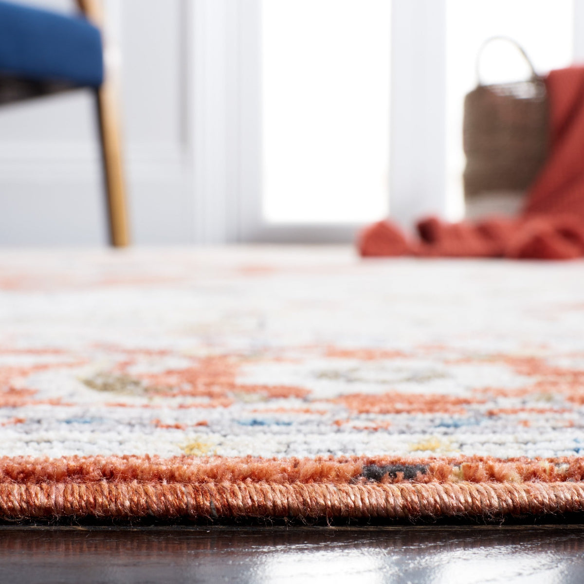 Safavieh Sierra Sra410A Ivory/Rust Rug.